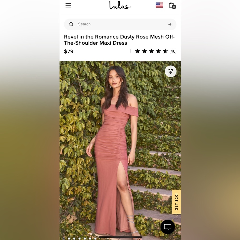 Revel in the Romance Dusty Rose Mesh Off-The-Shoulder Maxi Dress